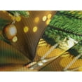 thumbnail image 4 of Ambesonne Christmas Quilted Bedspread Set 3 Pcs, Close up Tree Blurred, Queen Size, Amber Green Red, 4 of 5