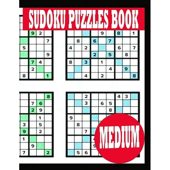 Sudoku Puzzle Book: Medium Sudoku Puzzle Book including Instructions and answer keys - Sudoku Puzzle Book for Adults (Paperback)