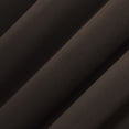 thumbnail image 2 of Sun Zero Avery 100% Blackout Rod Pocket Curtain Panel, 40" x 84", Dark Chocolate, 2 of 8