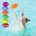 thumbnail image 2 of CNKOO 1 Set Rugby Ball Waterproof Water Inflatable Multiplayer Sports Textured Grip Inflatable Rugby Ball for Pool, 2 of 10