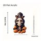 thumbnail image 2 of Decoraciones de Halloween, adornos de Halloween, regalos de Halloween, colgante de decoración para espejo retrovisor de coche con esqueleto de calabaza de terror de Halloween, colgante colgante, 2 of 4
