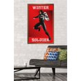 thumbnail image 2 of Marvel Shape of a Hero - Winter Soldier Wall Poster, 22.375" x 34", Framed, 2 of 3