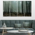 thumbnail image 1 of Gloomy Sunrays dans la Forêt Sombre - Impression sur Toile Paysage, 1 of 4