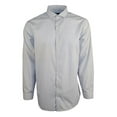 thumbnail image 2 of New York Men's Slim Fit Checked Long Sleeve Dress Shirt-DB-17.5 34, 2 of 3