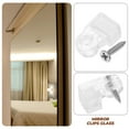 thumbnail image 3 of BESTYASH 50Pcs Glass Clips for Cabinet Door Mirror Retainer Clamp Easy Installation Transparent, 3 of 7