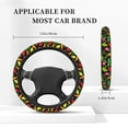 thumbnail image 5 of Kll Car Steering Wheel Cover, Universal 15 Inch, Soft Elastic And Comfortable,Car Accessories Decorations-Cartoon Vegetables, 5 of 8