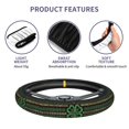 thumbnail image 4 of 37-38 Steering Wheel Covers Shamrock Four Leaf Universal St Patricks Day Auto ration Fashion Automobile Accessory, 4 of 4