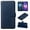 Blue, variant on For OPPO F11 Pro / R19 Classic Calf Texture Horizontal Flip PU Leather Case, with Holder & Card &