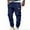 61# Navy, variant on Cuffed Sweatpants Baggy Loose Fit Lightweight Lounge Fleece Casual Fall Sweatpants Men Joggers 2025 Royal Blue S