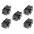 thumbnail image 1 of Trapezoidales usb de 5 Piezas de Salida de licencia de Pared Negro 5 Gb / S, 1 of 7