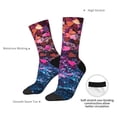 thumbnail image 4 of Fuzoiu Heart Confetti on Glitter Print Athletic Crew Socks for Men & Women,Casual Crew Socks,Above Ankle Crew Socks for Business, Casual, 4 of 6