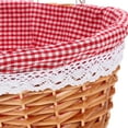 thumbnail image 5 of Delicioc Multi-function Woven Basket Lightweight Woven Basket Fruit Storage Basket Picnic Handheld Basket, 5 of 6