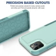 thumbnail image 4 of Allytechgroup Compatible for Apple iPhone 12 Pro / 12 6.1", Rugged Shockproof Military Grade Protection Dual Layers Hard PC TPU Phone Case for iPhone 12 Pro / iPhone 12 6.1", Mint, 4 of 5