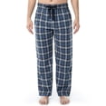 thumbnail image 1 of Pantalón de pijama con estampado Fruit of the Loom Woven Sleep para hombre, color negro a cuadros, 1 of 6