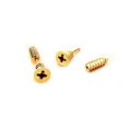 thumbnail image 3 of Pendientes de acero Inoxidable Salvador 1 Par Pernos prisioneros del pendiente 316L oro, 3 of 4