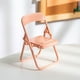 thumbnail image 5 of 12 soportes para teléfono móvil con forma de mini silla, plegables, universales, de color caramelo., 5 of 8