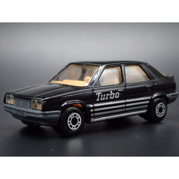 Open Box 1984-1996 RENAULT 5 TURBO BLACK 1:64 SCALE COLLECTIBLE DIORAMA DIECAST MODEL CAR