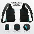 thumbnail image 3 of MARK RYDEN Sling Backpack for Men, Waterproof Shoulder Bag with USB Charging Port and Adjustable Strap, Holds 9.7 Inch ipad, Sling Bag for Traveling, Sporting, Cycling, Daily, 3 of 6