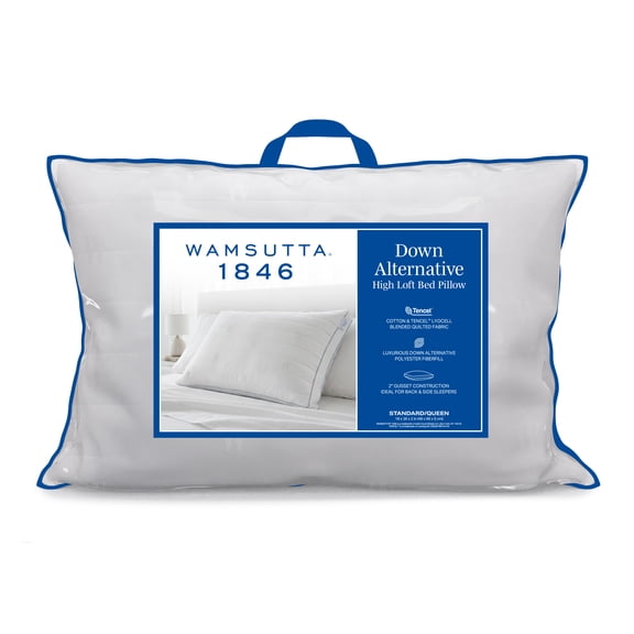 Wamsutta 1846 Quilted Down Alternative High Loft Standard/Queen Bed Pillow