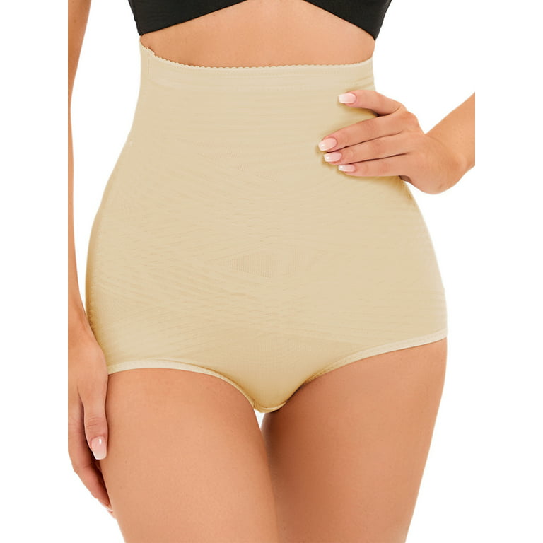 LELINTA Women's 2 Pack Shapewear Butt Enhancer - for Bum Butt Push Up Panty  Underwear Comfortable Body Shaper Hips Enhancer Tummy Control  Panties/Beige,Black 