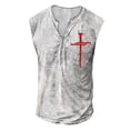 thumbnail image 1 of Mens Summer Surf Beach Tank Top Casual Breathable Sleeveless Top Loose Print Tank Top Man Shirt 3XL, 1 of 3