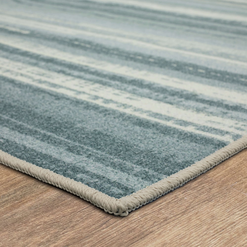 Mohawk Home Avenue Stripe Area Rug, Blue, 7' 6" x 10'
