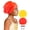 Red+Yellow, variant on 2 Pack Kids Extra Large Swim Cap for Long Thick Hair, Waterproof Silicone Swimming Cap for Toddler Child Youth Girls Boys, Durable Swim Hats Bathing Caps for Braids, Dreadlocks, Extensions, Afros