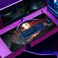 thumbnail image 6 of Japanese Desk Mat Riverside Full Moon Large Mouse Pad Gaming Mousepad Extended XL Keyboard Mat Computer Laptop Mouse Desktop Mat 31.5 X 11.8 Desk Decor, 6 of 6