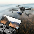 thumbnail image 1 of Dron Herrnalise con cámara 4K UHD para adultos, cuadricóptero de 3 ejes con cámara EIS, transmisión de video de 3.3 pies, evitación de obstáculos, largo tiempo de vuelo, motor sin escobillas, control, 1 of 8