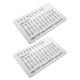 thumbnail image 4 of 2 tableros de alfabeto braille árabe con puntos en relieve, herramienta de aprendizaje para principiantes en braille, ayuda educativa portátil para niños ciegos, para escuelas y uso doméstico., 4 of 7