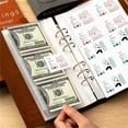 thumbnail image 6 of 52-Week Savings Challenge Planner, Reusable Budget Book with Envelope Cover Organizer, Blue Color for Couples & Personal Finance, Money-Saving Tracker, budget planner,Grey,1PC, 6 of 7