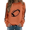 thumbnail image 5 of Essential Sweatshirt for Women Soft Crewneck Long Sleeve Loose Fit Casual Lounge Everyday Basic Winter Warm Top, 5 of 6