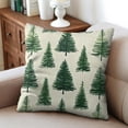 thumbnail image 6 of Christmas Tree Pine Tree Throw Pillow Covers Beautiful Square Cushion Covers 4 Pack Christmas Pillow Cover for Room Home Patio Bedroom Livingroom, 6 of 7