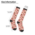 thumbnail image 5 of Fotbe Tomatoes print Women's Men's Novelty Crew Socks Cotton Socks Knee High Socks for Walking,Running,Nurses,Pregnancy, 5 of 9