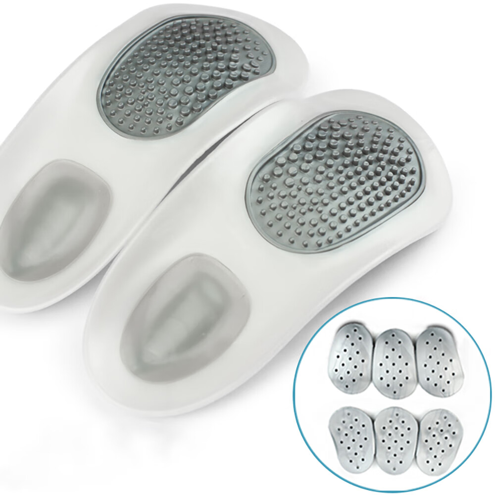 QEEMMY Foot Orthotics Plantar Fasciitis Arch Support Insoles Relieve