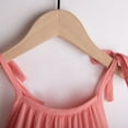 thumbnail image 5 of Ketyyh-chn99 Summer Dresses 2024 Short Sleeve Dress for Girls Summer Beach Casual Sundress Pink,12-18 Months, 5 of 5