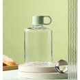 thumbnail image 1 of Travel Bottle: 360ml Clear Plastic Water Bottle With Leakproof Lid - Portable Outdoor Water Pitcher - Lightweight Flat Cup For Outdoor Sports, 1 of 3