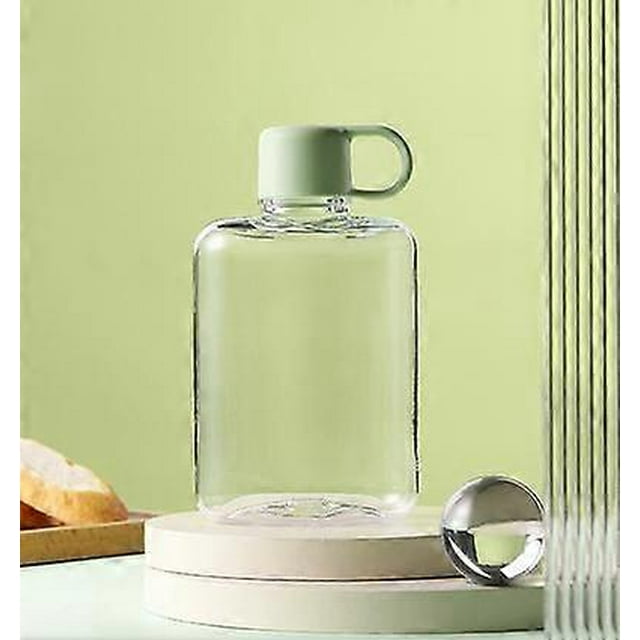Travel Bottle: 360ml Clear Plastic Water Bottle With Leakproof Lid - Portable Outdoor Water Pitcher - Lightweight Flat Cup For Outdoor Sports