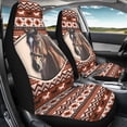 thumbnail image 3 of ZIATUBLE Aztec Ethnic Horse Front Seat Cover Set Washable Car Seat Cover Protector Auto Interior Accessories Fit for Most Car SUV 2 Packs Easy to Install Vehicle Protector Front Seats Covers, 3 of 7