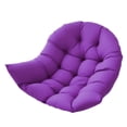 thumbnail image 4 of Cojín colgante para silla con forma de huevo, cojín colgante para silla con forma de cesta, lavable, suave y cómodo, almohadilla gruesa para oficina, Púrpura, 4 of 8
