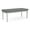 Asteroid, variant on Lesro Lenox Steel Fabric 2-Seat Waiting Room Guest Bench in Silver/Open House Navy