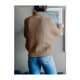 thumbnail image 2 of , suéter para mujer, elegante, de invierno, cuello alto, suéter de punto, suéter grueso, suéter de punto, suéter informal de manga larga suelta-M, caqui, 2 of 5