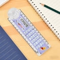thumbnail image 4 of Linnome Ruler Calculator 2 in 1 Portable Multi Functional 8 Digit Calculator with Straight Ruler for Office Home Daily Use C, 4 of 5