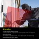 thumbnail image 5 of Alarma De Sensor De Movimiento Por Infrarrojos, ángulos De 110 Grados, 4 Modos, Sensor Infrarrojo Inalámbrico WiFi Profesional De Alta Sensibilidad Para Interiores, 5 of 7