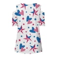 thumbnail image 4 of IROINNID 4th of July T-Shirt For Women Fashion Summer Casual Strapless Blouse Top Cold Shoulder Women Tops USA 4th Of July, 4 of 4