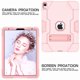thumbnail image 4 of iPad Pro Funda protectora de 11 pulgadas (negra), ligera, duradera, resistente a los golpes y resistente, carcasa protectora de cuerpo completo de PC + silicona mixta de alto impacto, 4 of 5