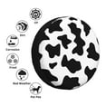 thumbnail image 4 of Yiaed Milk Cow Print Tire Wheel Cover, Waterproof Spare Tire Cover Fit for Jeep, Truck,Trailer, RV, SUV, Camper and Most Vehicle-16 inch, 4 of 6
