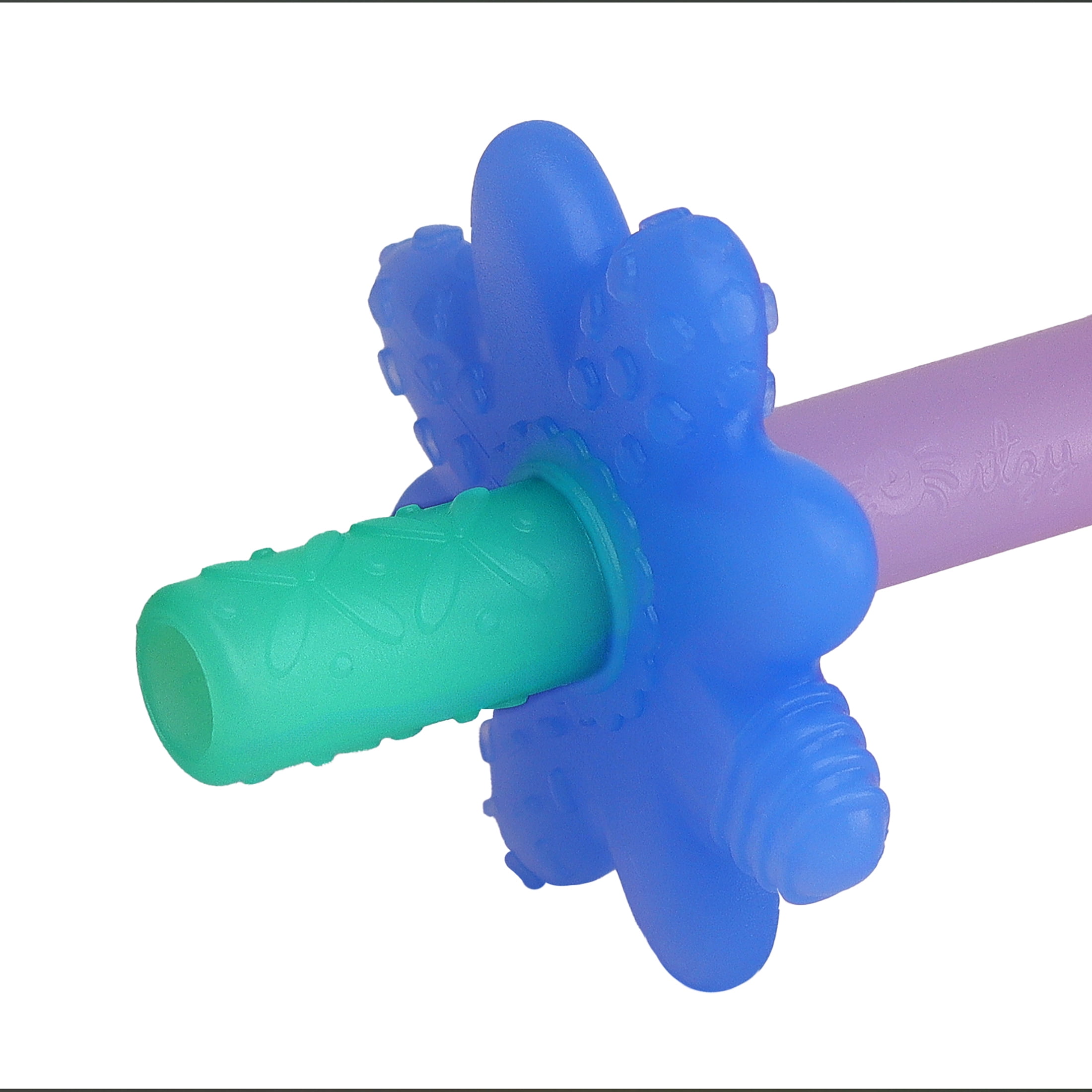 Itzy Ritzy Teensy Tubes Flower Teether 3m+