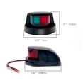 thumbnail image 7 of LED Boat Navigation Light Waterproof Yacht Light Small Boat Lights 12V Ship Power Boat Light Red Green Signal Lamp, 7 of 7