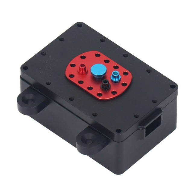 RC Crawler Car Receiver Box, Sealed RC Receiver Box Easy Installation for Upgrade Red,Blue,Black